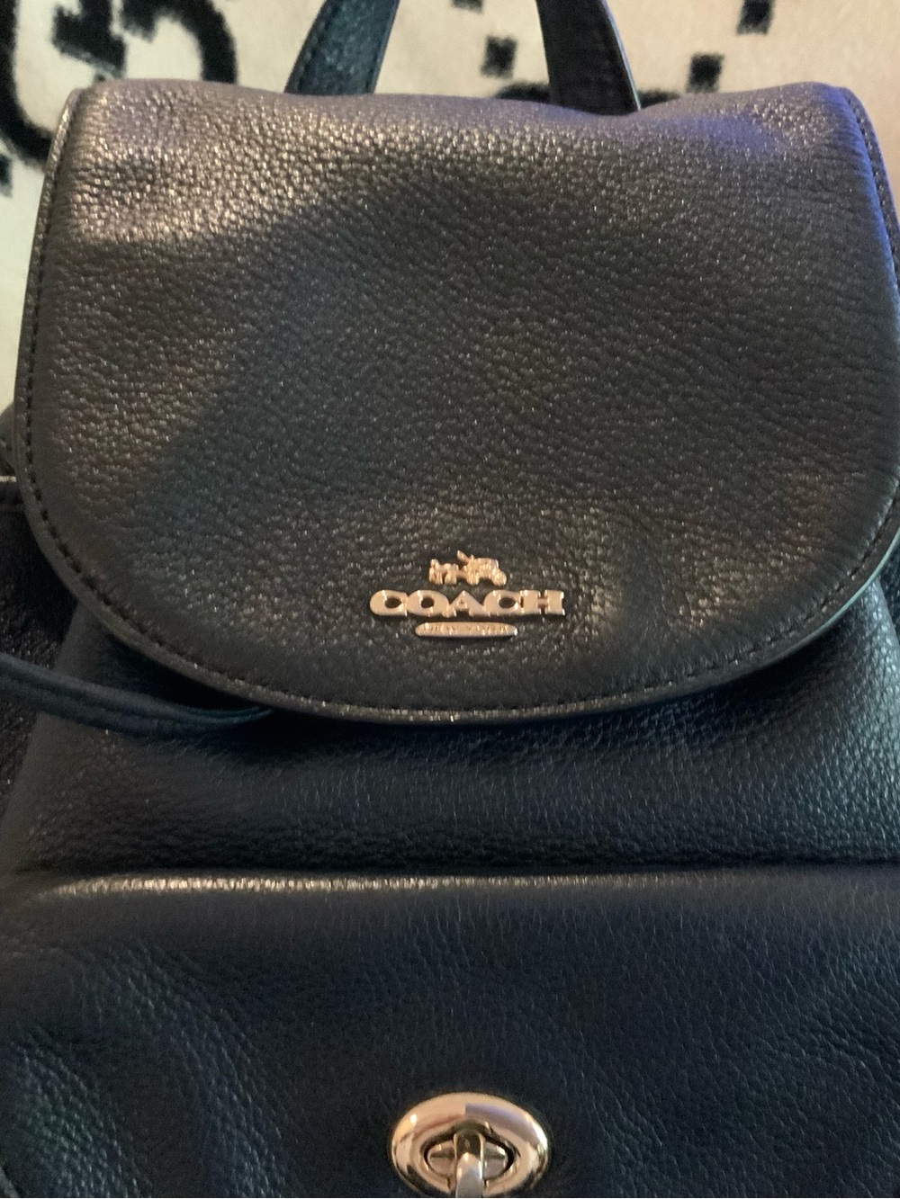 Coach Black Billie Mini Backpack - Picture 2 of 13
